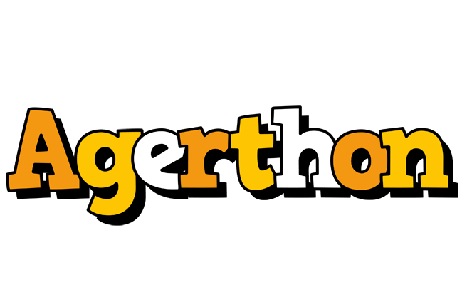 Agerthon cartoon logo