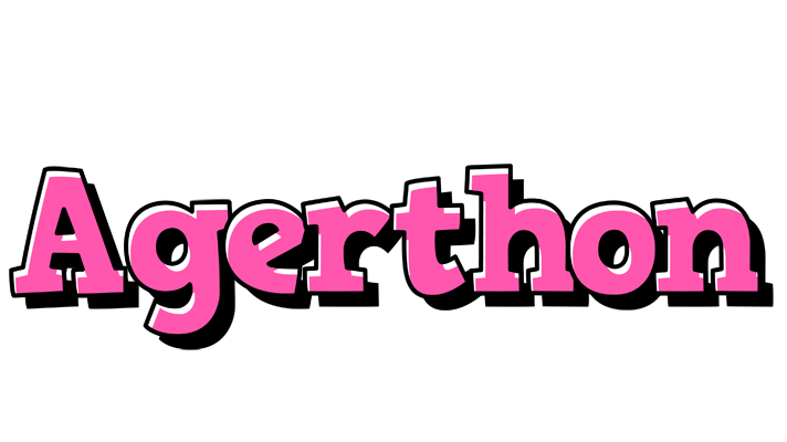 Agerthon girlish logo
