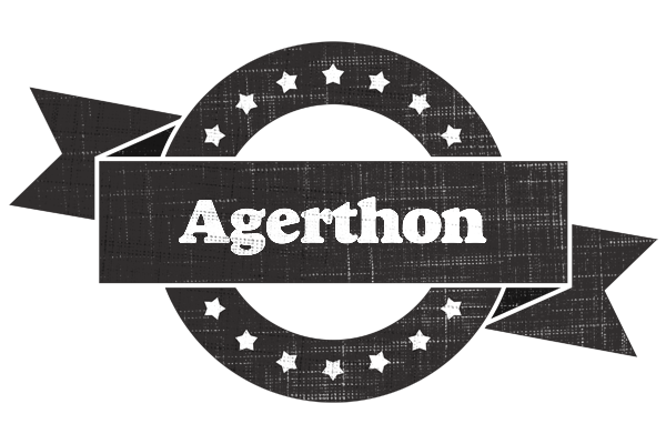 Agerthon grunge logo