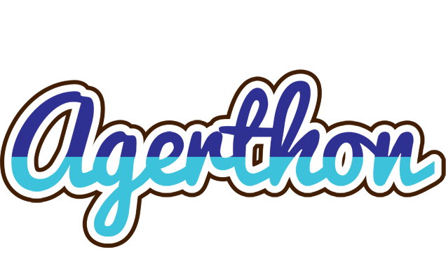 Agerthon raining logo