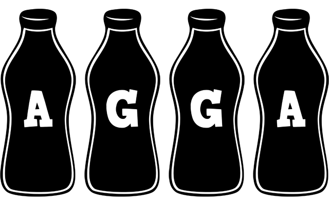 Agga bottle logo