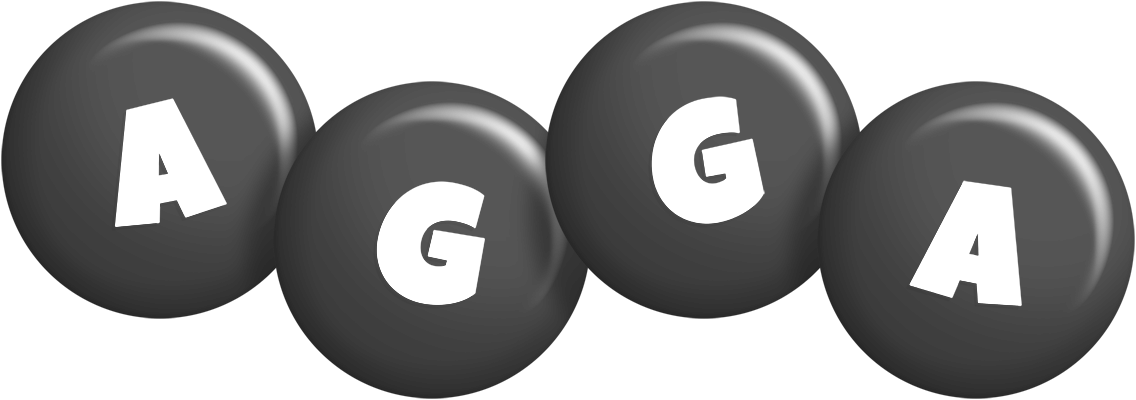 Agga candy-black logo