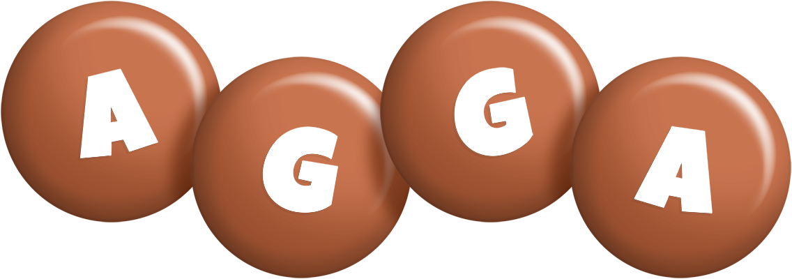 Agga candy-brown logo