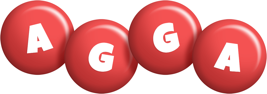 Agga candy-red logo