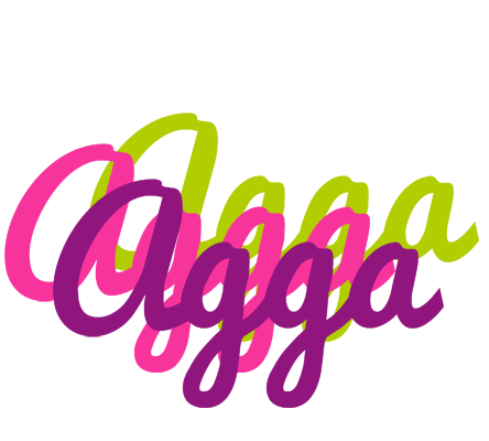 Agga flowers logo