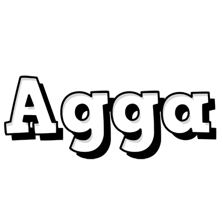 Agga snowing logo