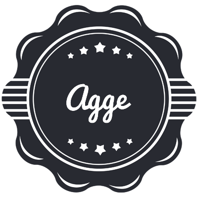 Agge badge logo