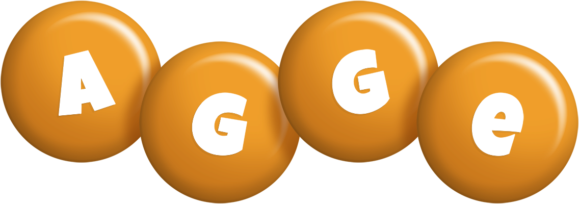 Agge candy-orange logo
