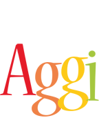 Aggi birthday logo