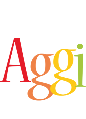 Aggi birthday logo