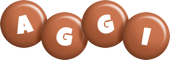 Aggi candy-brown logo