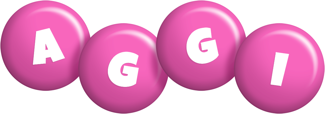 Aggi candy-pink logo