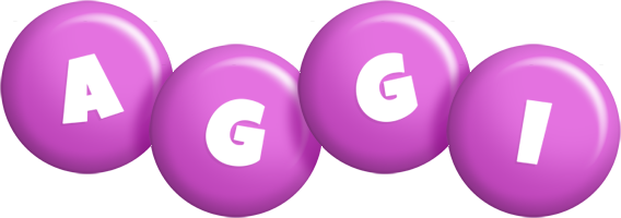 Aggi candy-purple logo