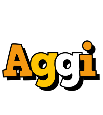 Aggi cartoon logo