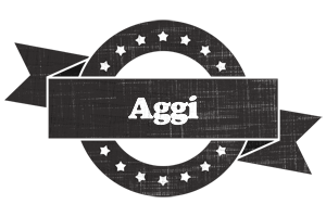 Aggi grunge logo