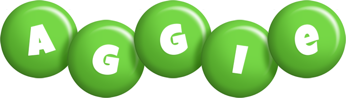 Aggie candy-green logo