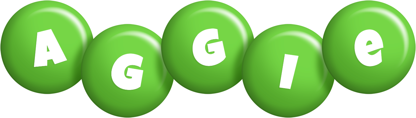 Aggie candy-green logo