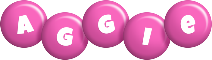 Aggie candy-pink logo