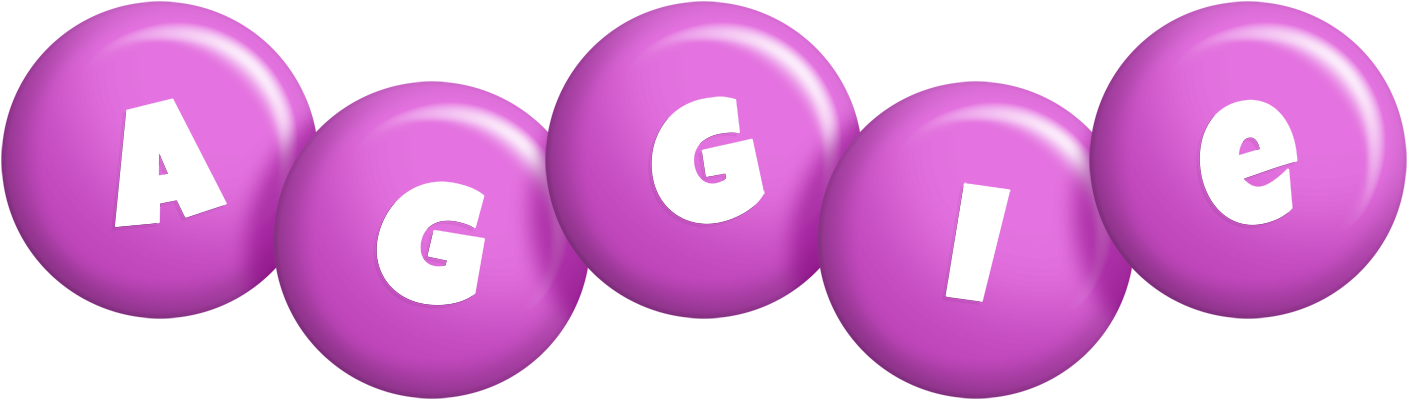 Aggie candy-purple logo