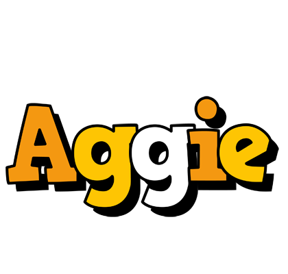 Aggie cartoon logo