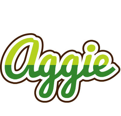 Aggie golfing logo