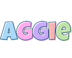 Aggie pastel logo