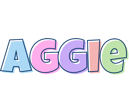 Aggie pastel logo