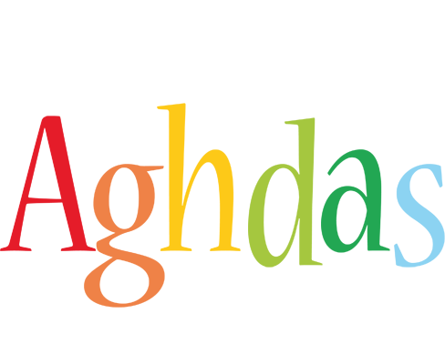 Aghdas birthday logo