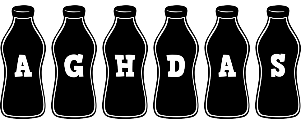 Aghdas bottle logo