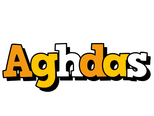 Aghdas cartoon logo