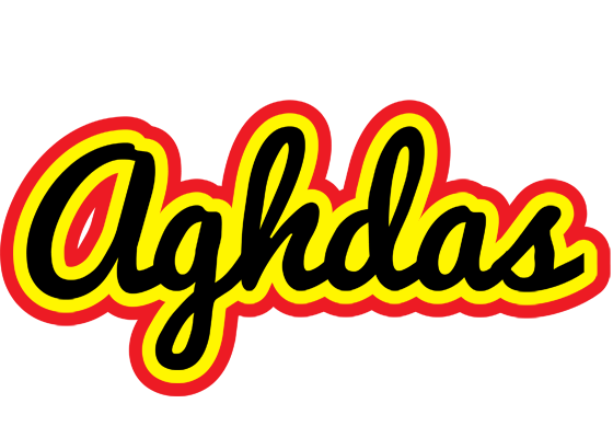 Aghdas flaming logo