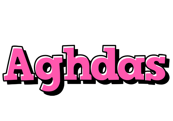 Aghdas girlish logo