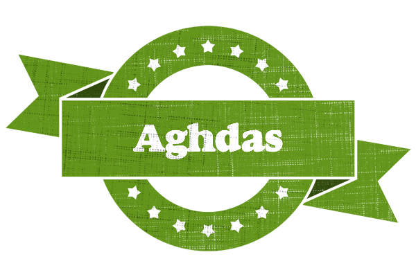 Aghdas natural logo