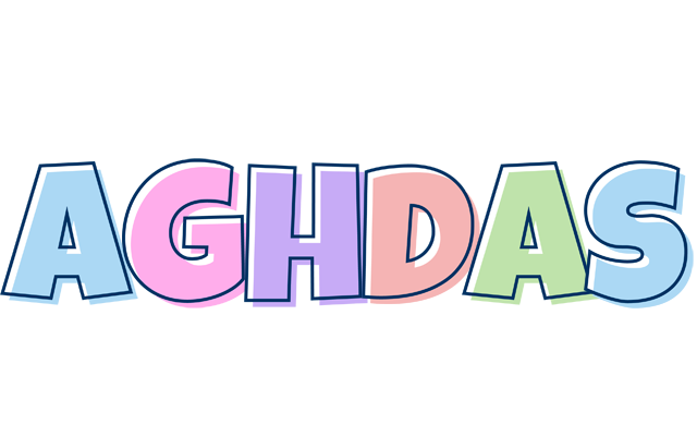 Aghdas pastel logo