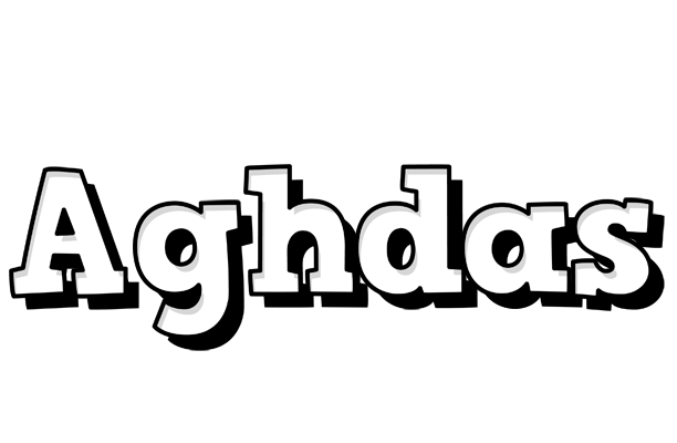 Aghdas snowing logo