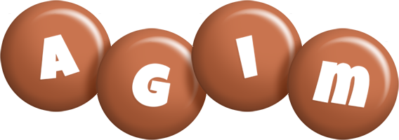 Agim candy-brown logo