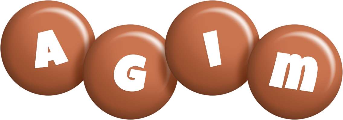 Agim candy-brown logo