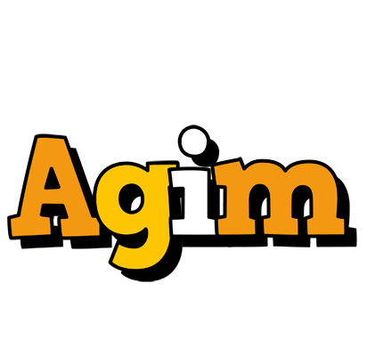 Agim cartoon logo