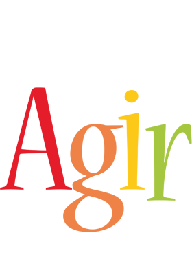 Agir birthday logo