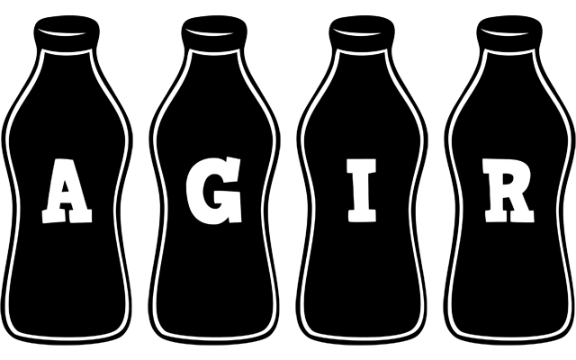 Agir bottle logo