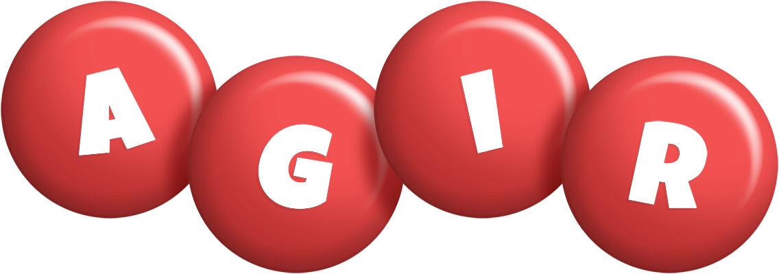 Agir candy-red logo