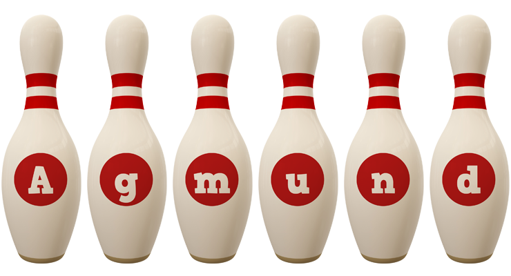 Agmund bowling-pin logo