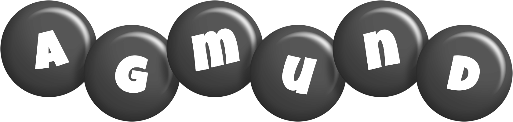 Agmund candy-black logo