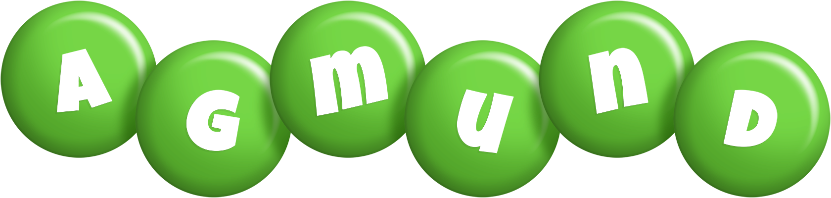 Agmund candy-green logo