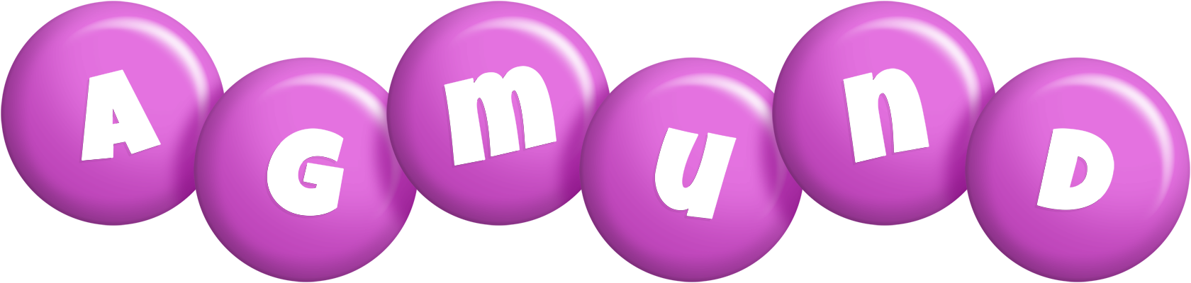 Agmund candy-purple logo