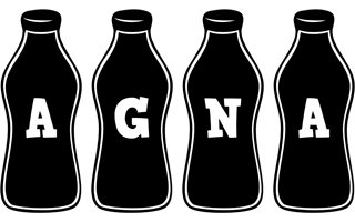 Agna bottle logo