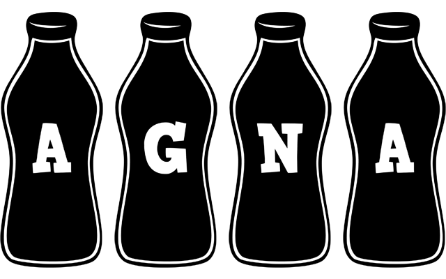 Agna bottle logo