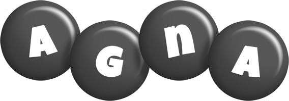 Agna candy-black logo