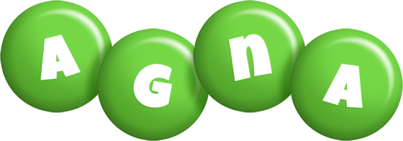 Agna candy-green logo