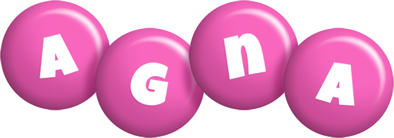 Agna candy-pink logo